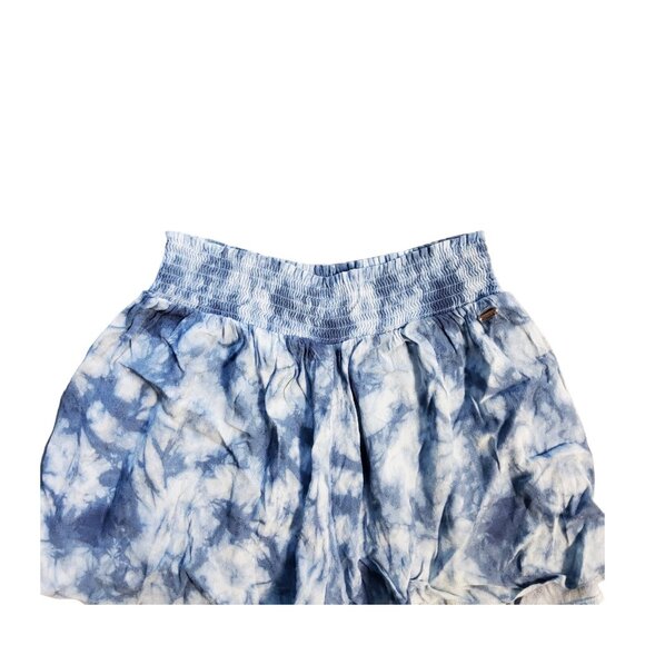 PINK Victoria's Secret Shorts Women's Size Small Blue Tie Dye Elastic Waist - Picture 6 of 7